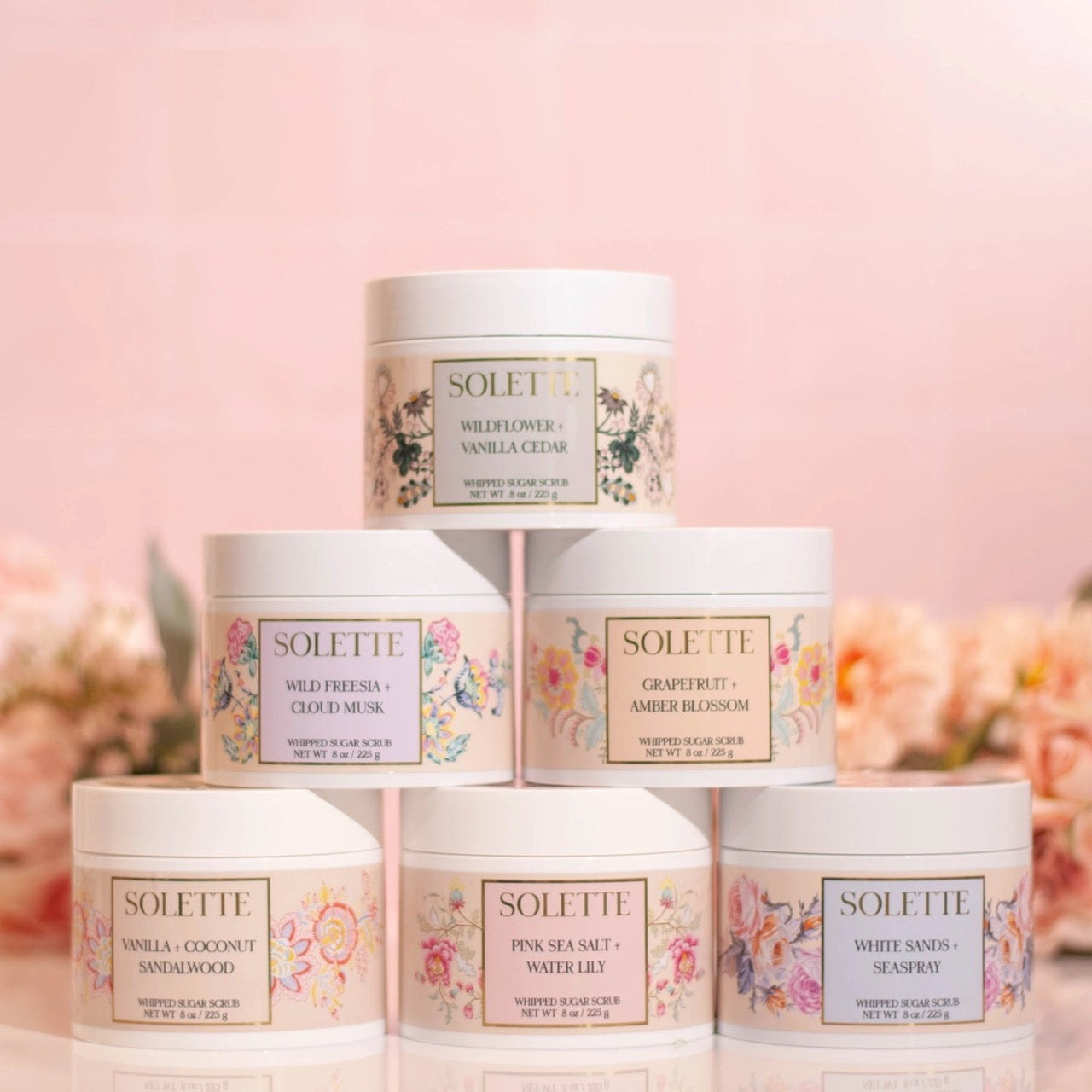 Solette Beauty Whipped Sugar Scrubs