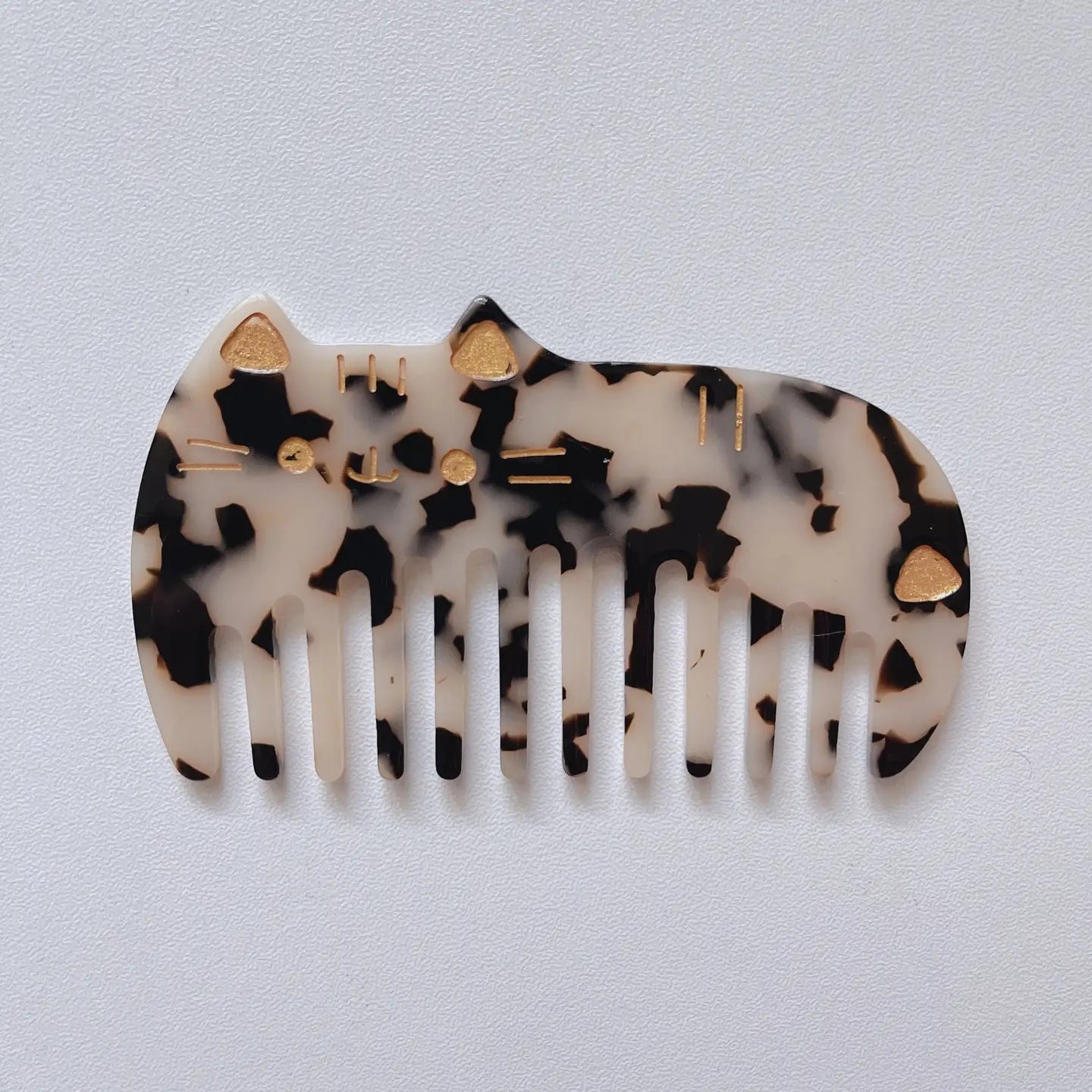 Cat Tortoise Mini Wide Tooth Comb