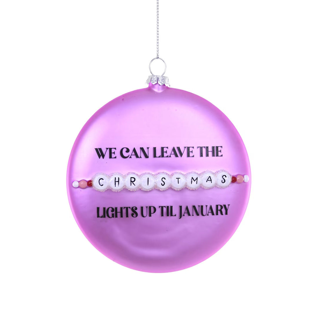 Christmas Lights in January Ornament