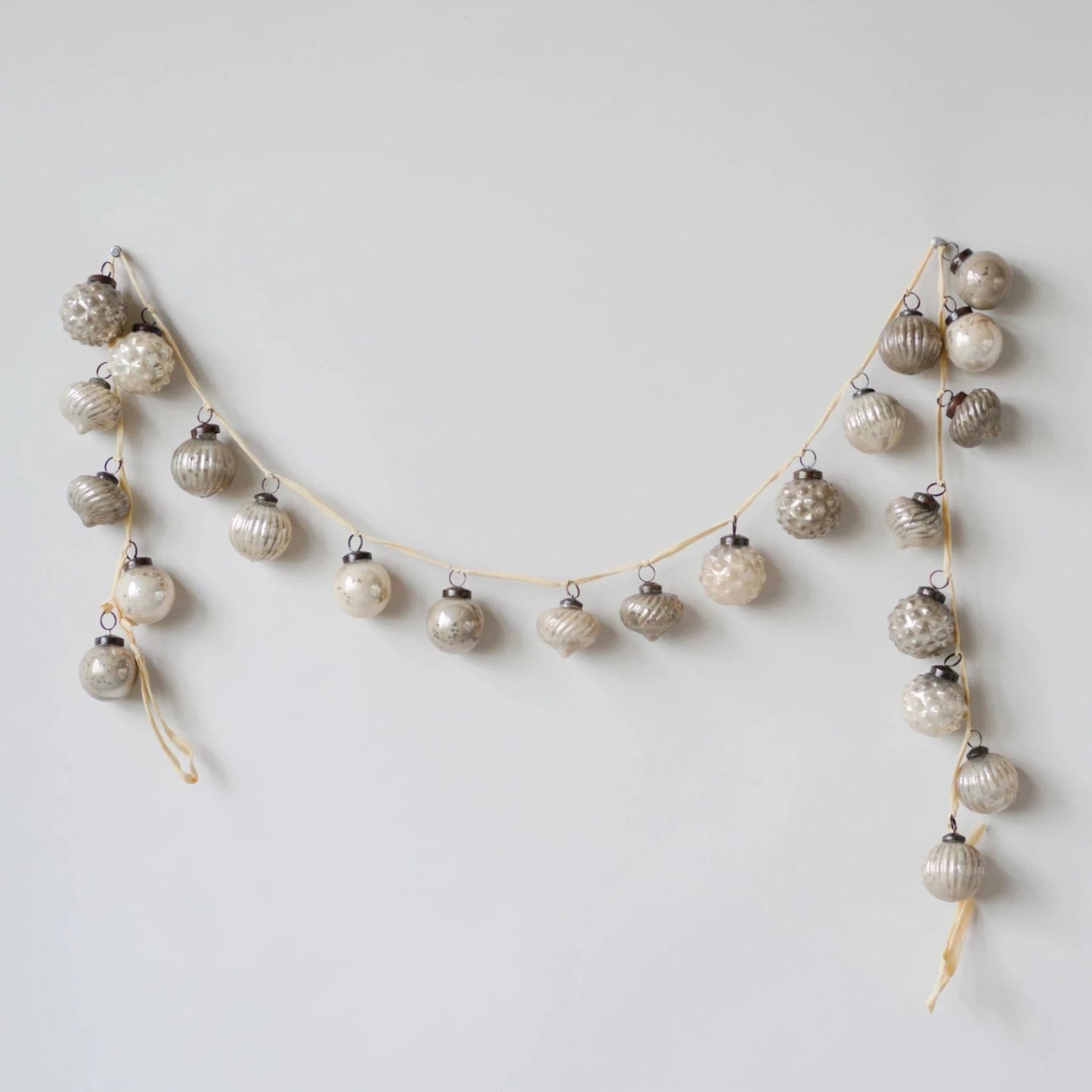 Cream Mercury Glass Garland