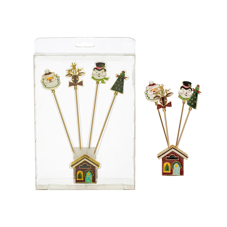 Christmas Icons Serving Picks