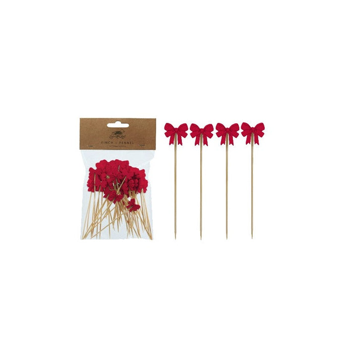 Single Use Picks w/ Bow Shaped Handles