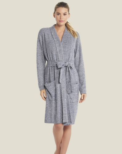 Barefoot Dreams CozyChic Lite RIbbed Robe helps keep you cozy and covered, yet light weight.