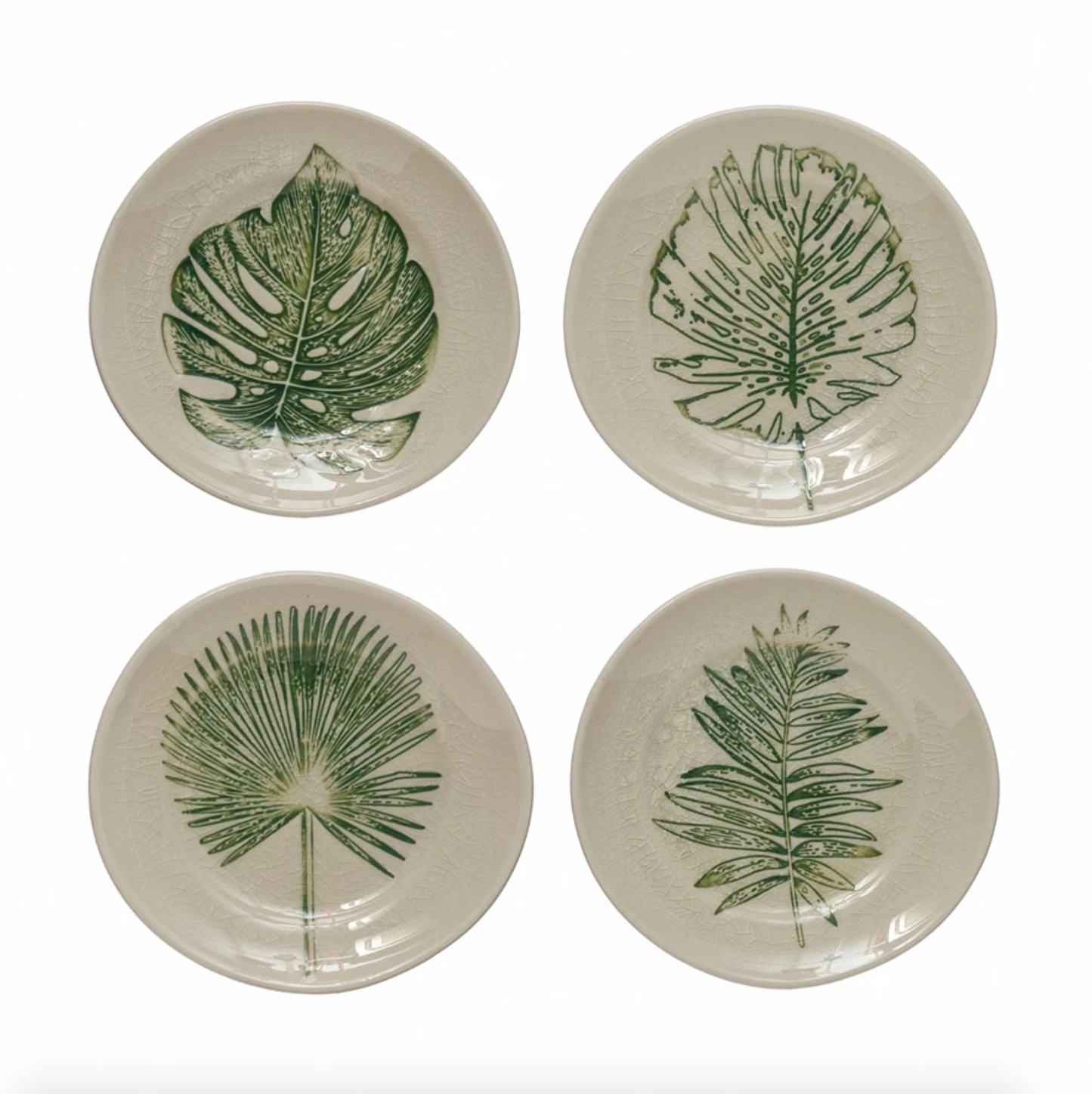 Crackled Leaf Small Plates