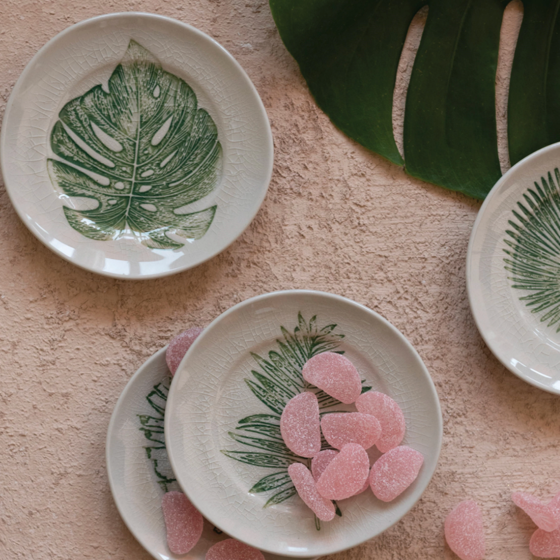 Crackled Leaf Small Plates
