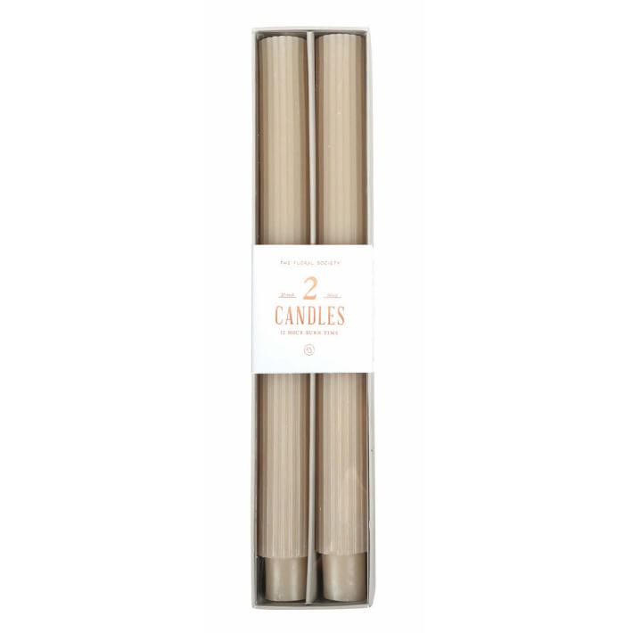 Fancy Taper Candle 10”