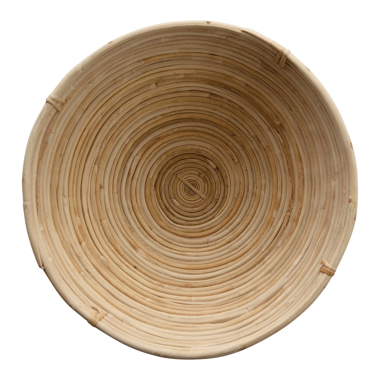 Rais Natural Hand Woven Cane Bowls