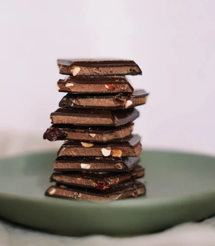 The perfect snackable meltaway chocolate truffle with dried cranberries, almonds and peanuts!