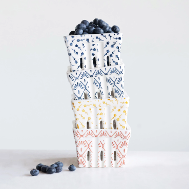 Patterned Berry Bowls