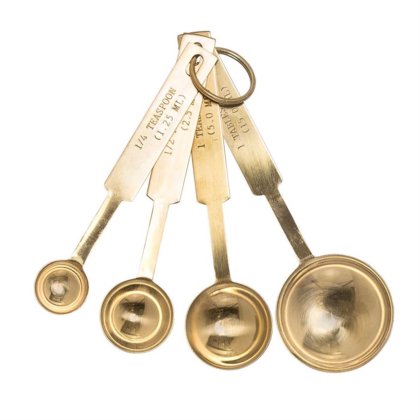 Gold Stainless Steel Measuring Spoons
