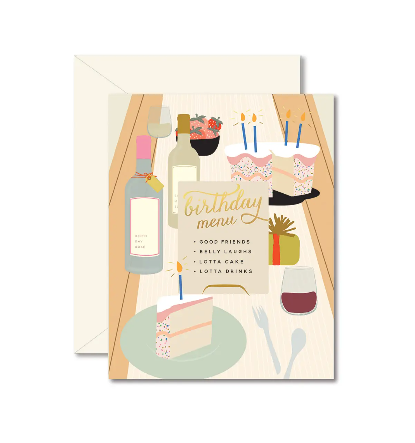 Birthday Tablescape Card