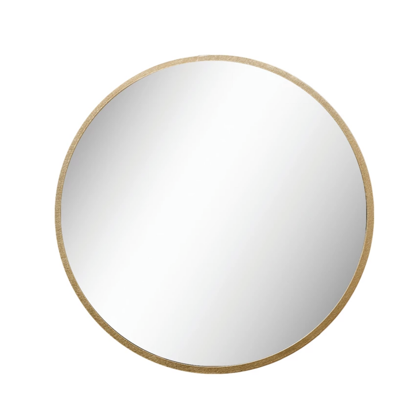 Gold Round Mirror 35.5”