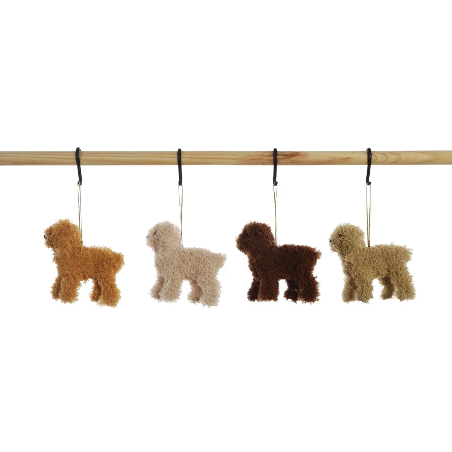 Furry Labradoodle Ornament