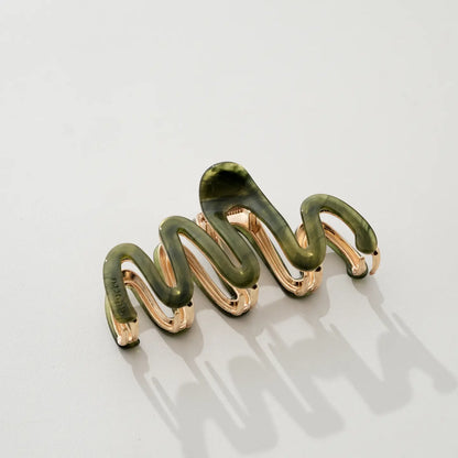 Willow Garden Metal Squiggle Claw Clip