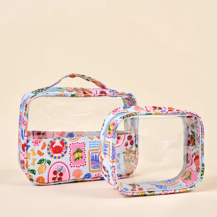 Clearly Chic Cosmetic Bag Set