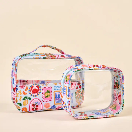 Clearly Chic Cosmetic Bag Set
