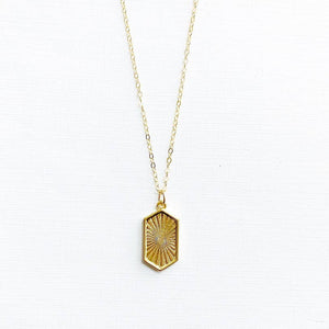 Gold Filled Sun Soul Necklace