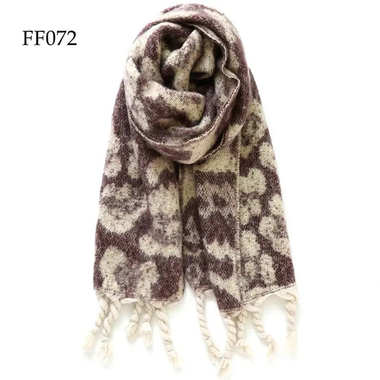 Soft Leopard Brushed Scarf