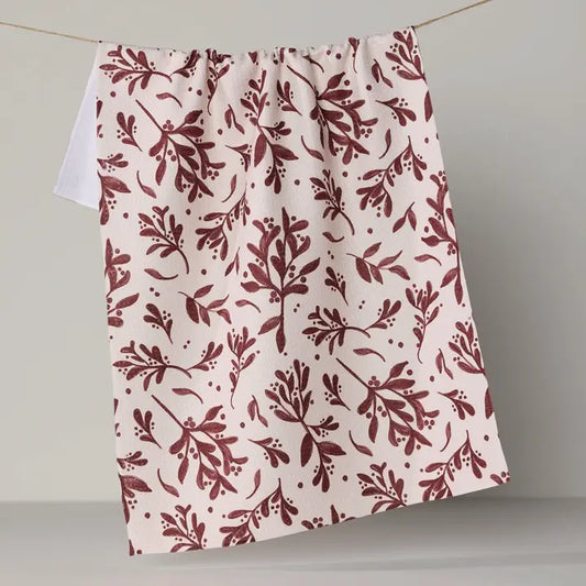 Holly Folly Tea Towel