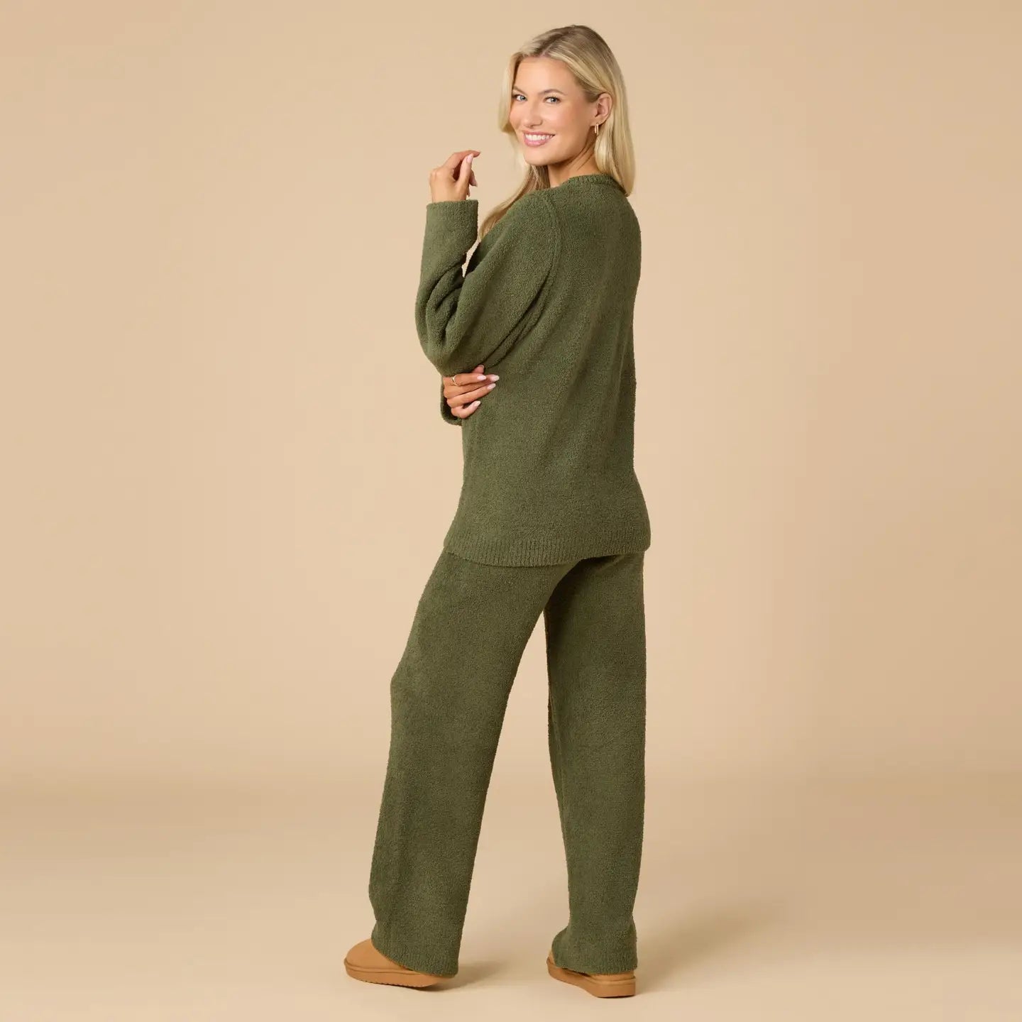 Reverse Seam Marshmallow Lounge Set