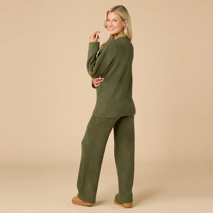 Reverse Seam Marshmallow Lounge Set