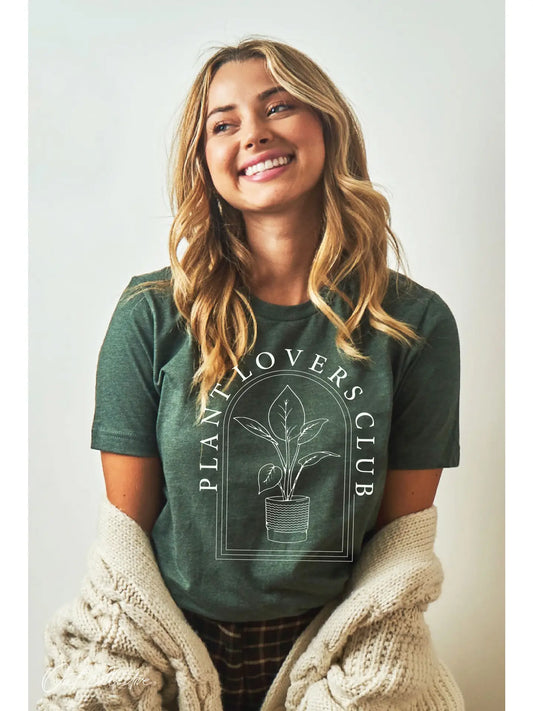 Plant Lovers Club Graphic T-Shirt