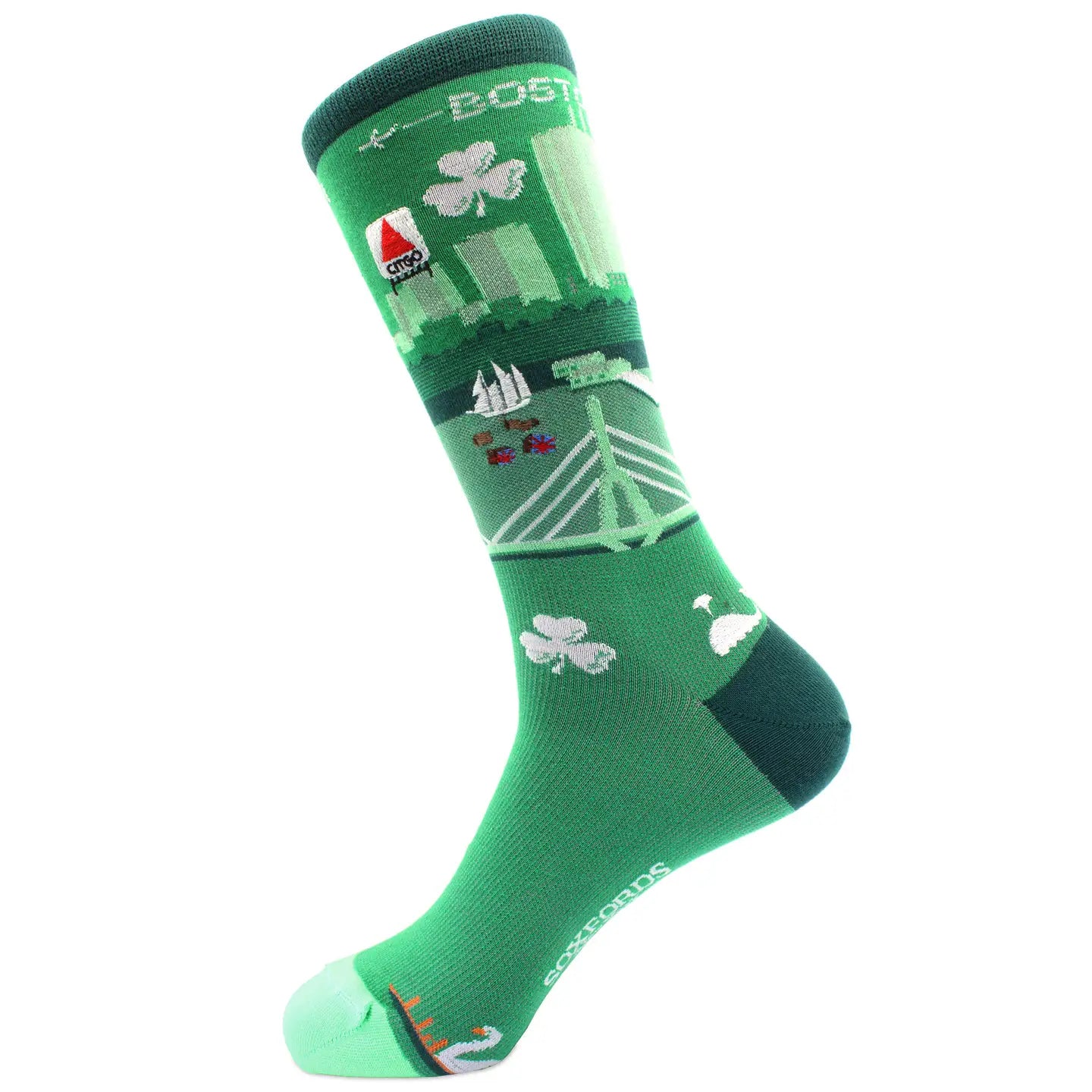 "Boston Tea Party" - City of Boston Fine Men's Socks