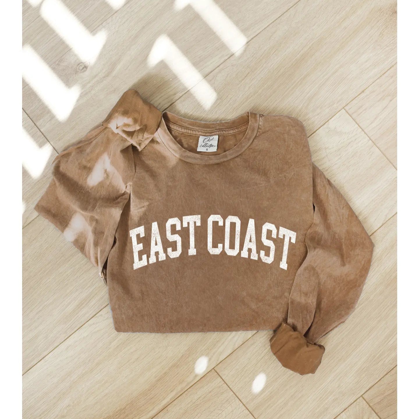 East Coast Mineral Washed Long Sleeve Graphic