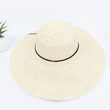 Load image into Gallery viewer, Straw Floppy Brim Hat
