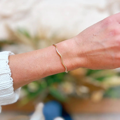 Ripple Cuff Bracelet