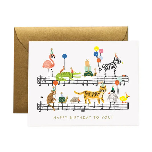 Happy Birthday Song Card