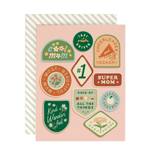 Merit Badges Mother's Day Card