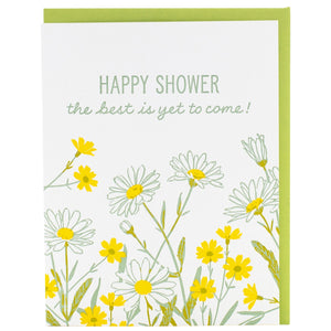 Wild Daisies Shower Card