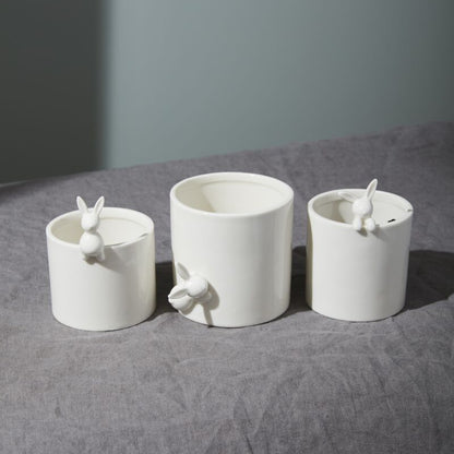 Peeking Bunny Pots