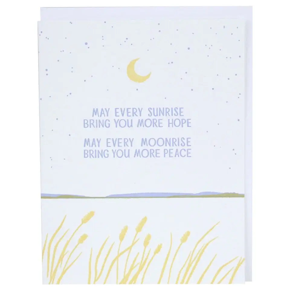 Hope and Peace Quote Sympathy Card