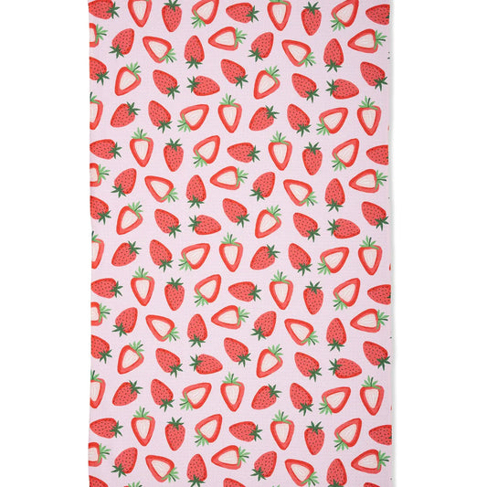 Sweet Strawberry Tea Towel