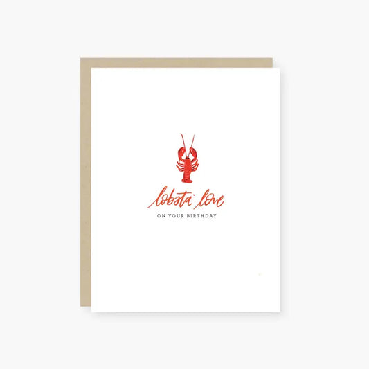 Lobsta’ Love Birthday Card