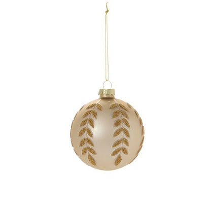 Beaded Leaf Ornament