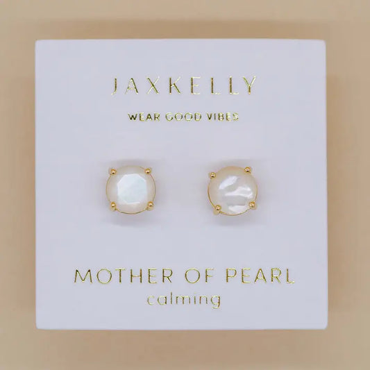 Mother of Pearl Gemstone Earrings