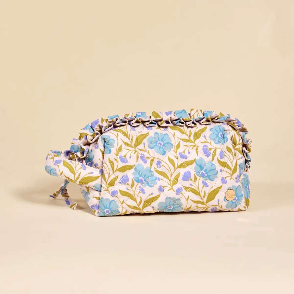 Essentials Quilted Cosmetic Pouch