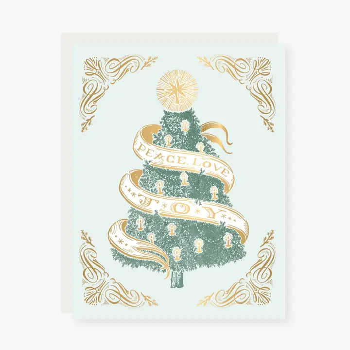 Vintage Christmas Holiday Card
