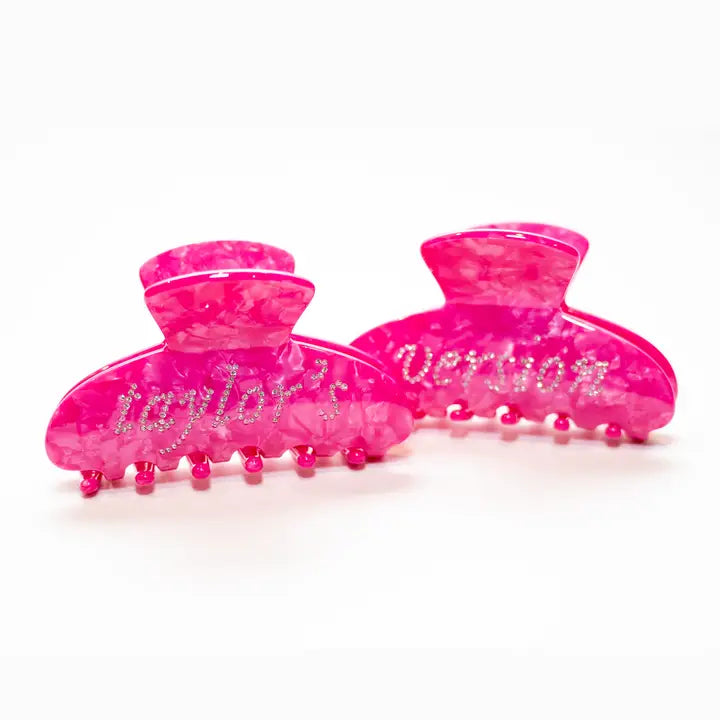 Tv Pink Hair Claw