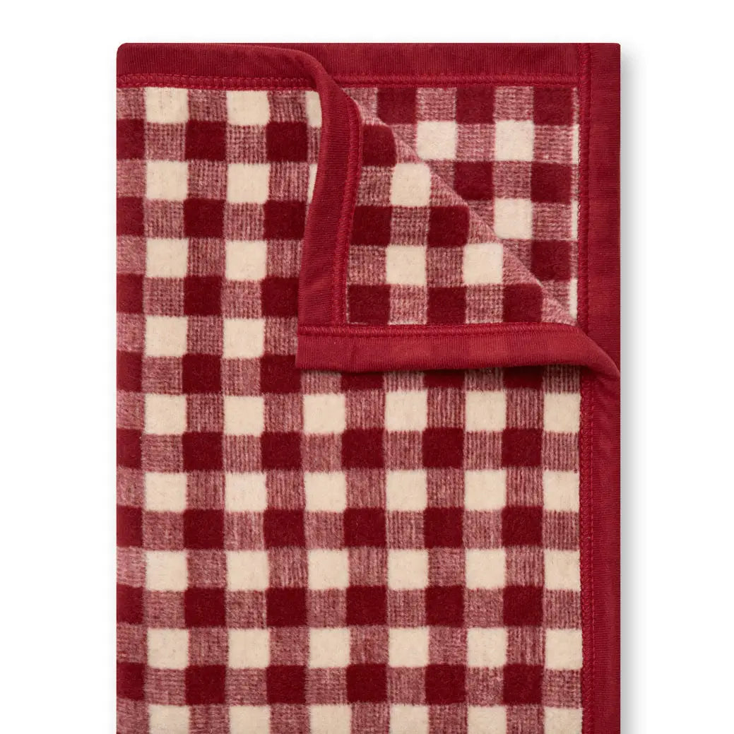 ChappyWrap Gingham Rosewood Blanket