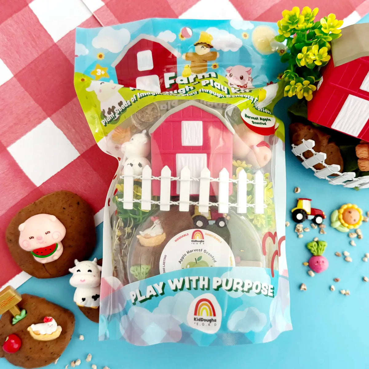 Farm Kiddough Play Kit