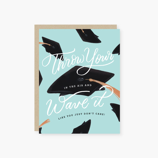 Throw Your Cap Graduation Card