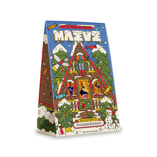 Away in An A-Frame Bonbon Box
