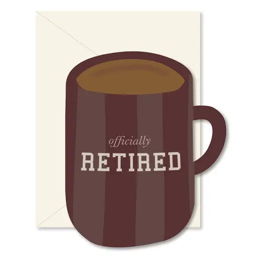 Officially Retired Mug Card