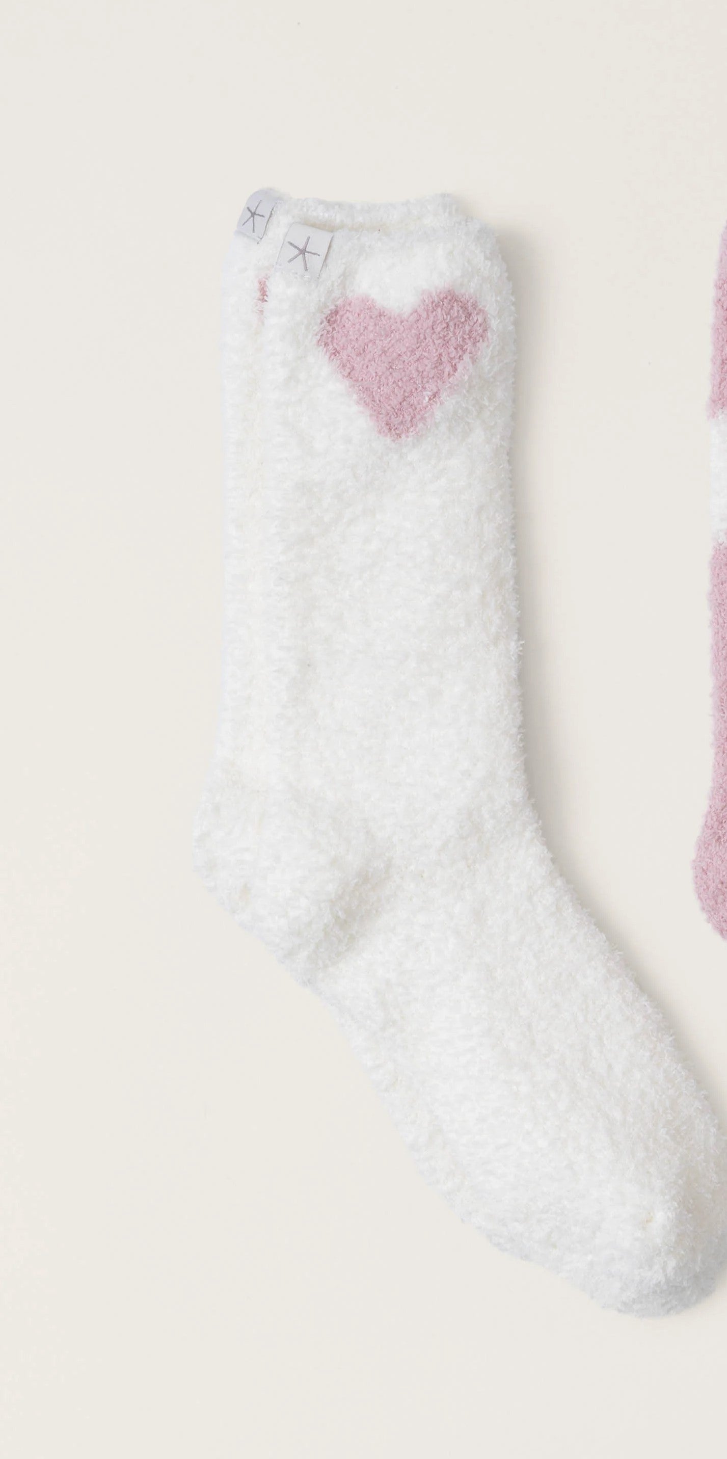 Barefoot Dreams CozyChic Heart Print Socks