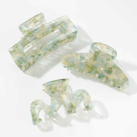 Garden Party | Assorted Eco-Friendly Large Claw Clips