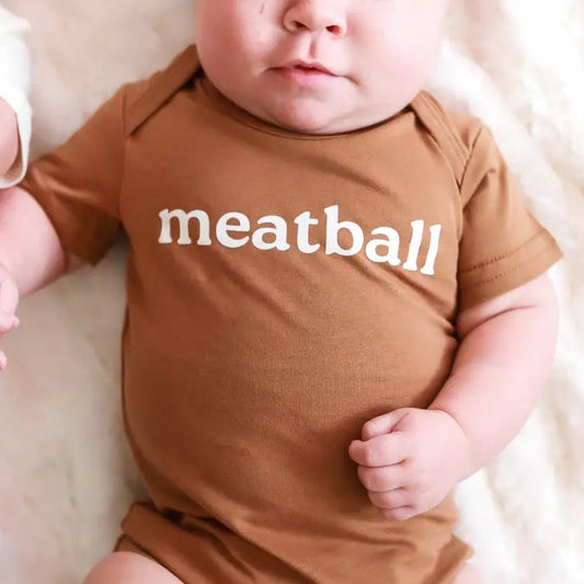 Meatball Baby Onesie
